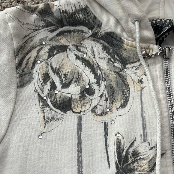 LAMB white floral hoodie - Picture 2 of 9